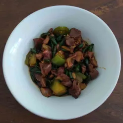 Oseng Ampela Lombok Ijo