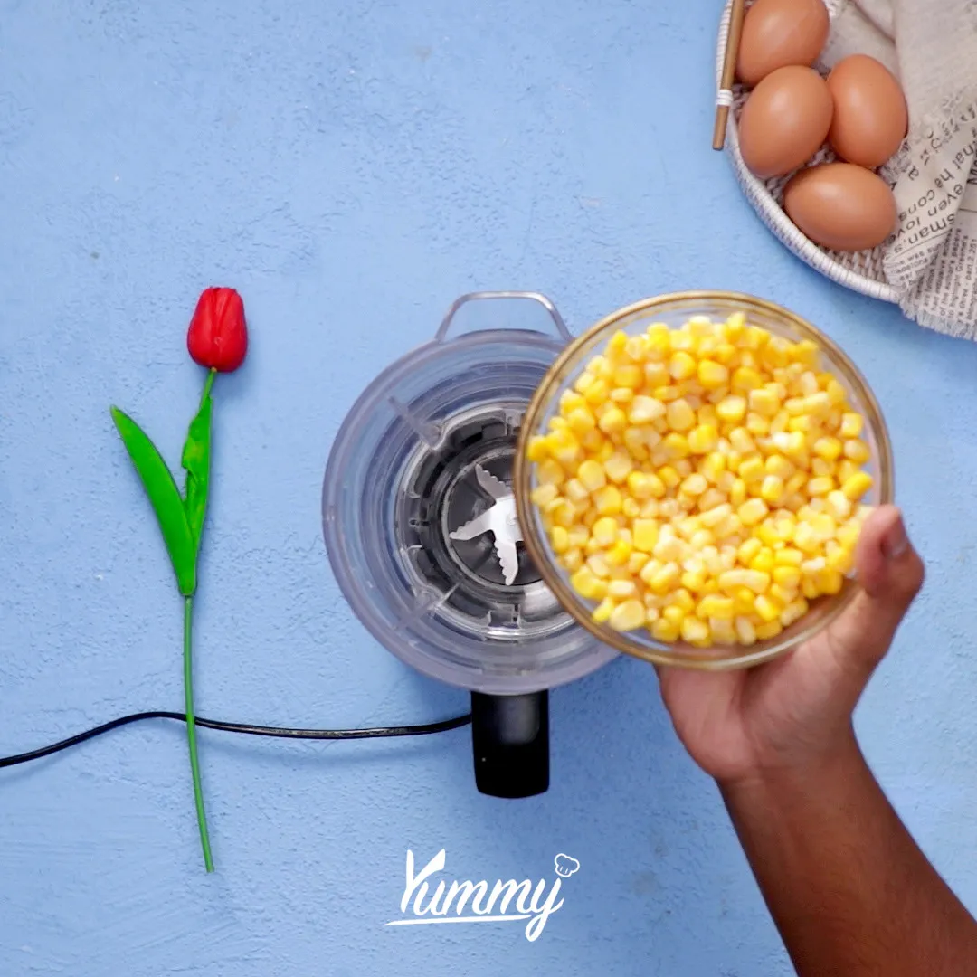 Step 1 Sweet Corn Soup