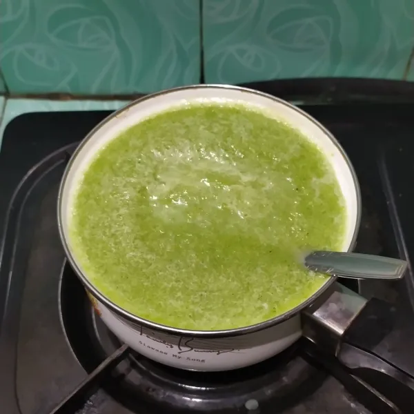 Tambahkan susu kental manis