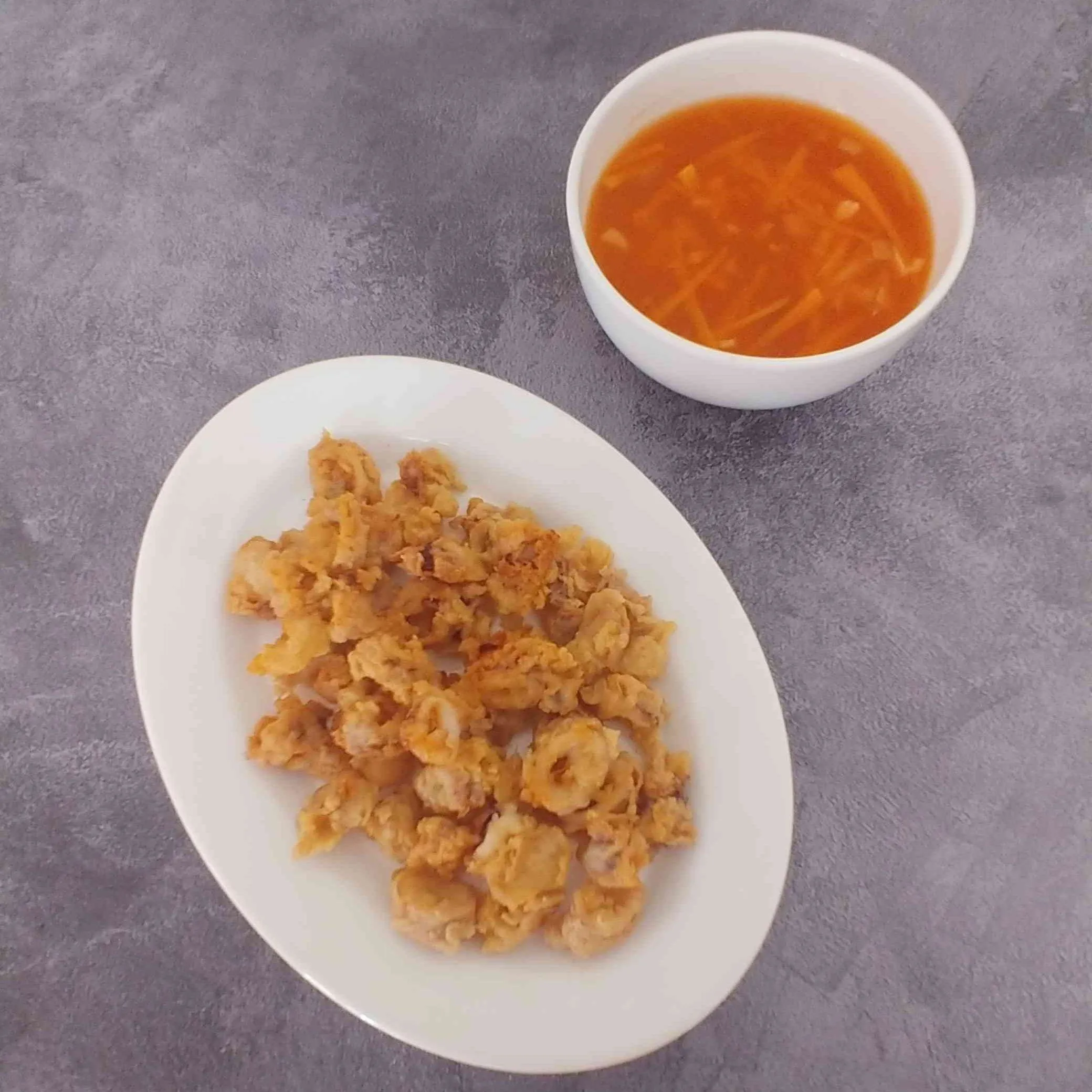 Cumi Goreng Tepung Saus Asam Manis