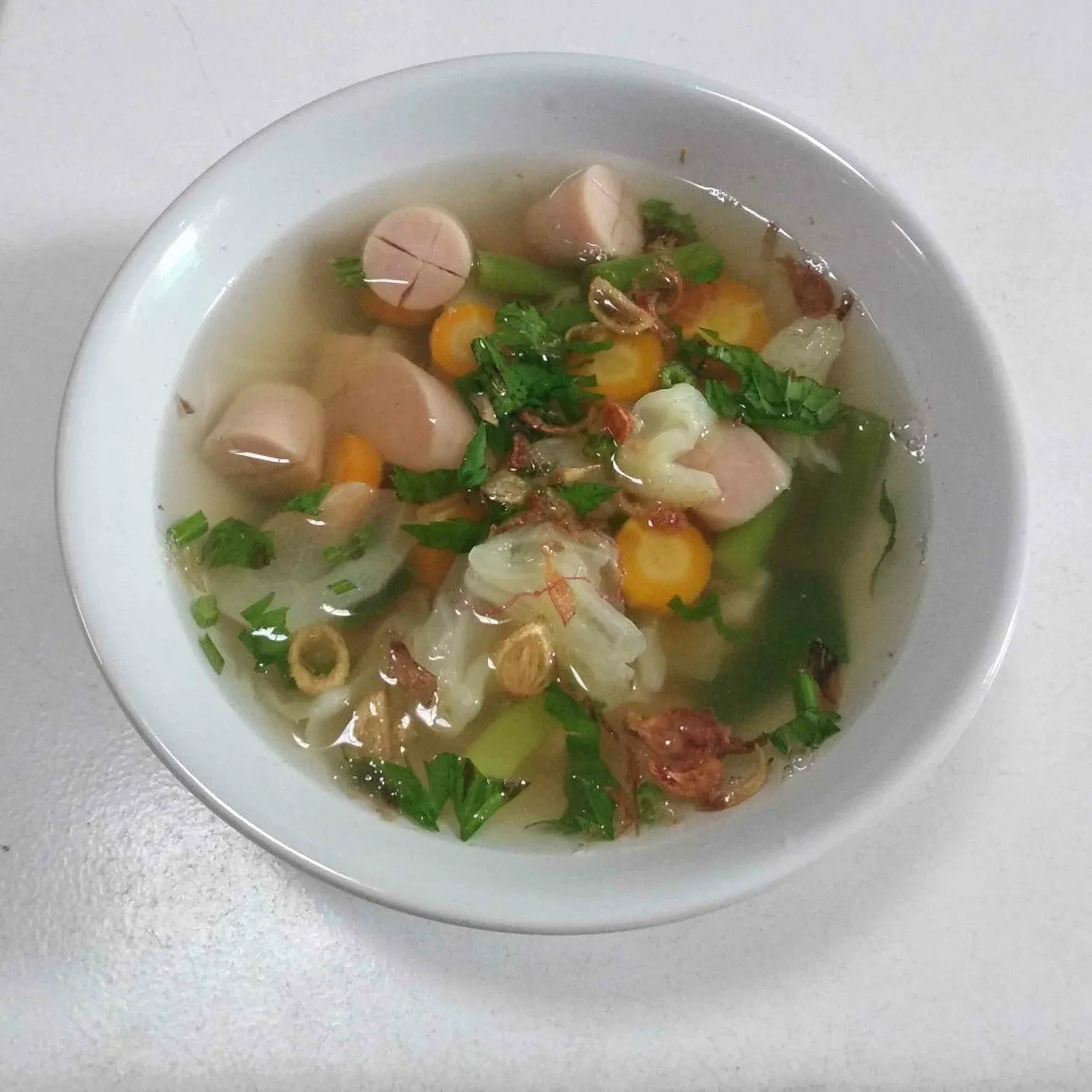 Sop Sosis Ayam