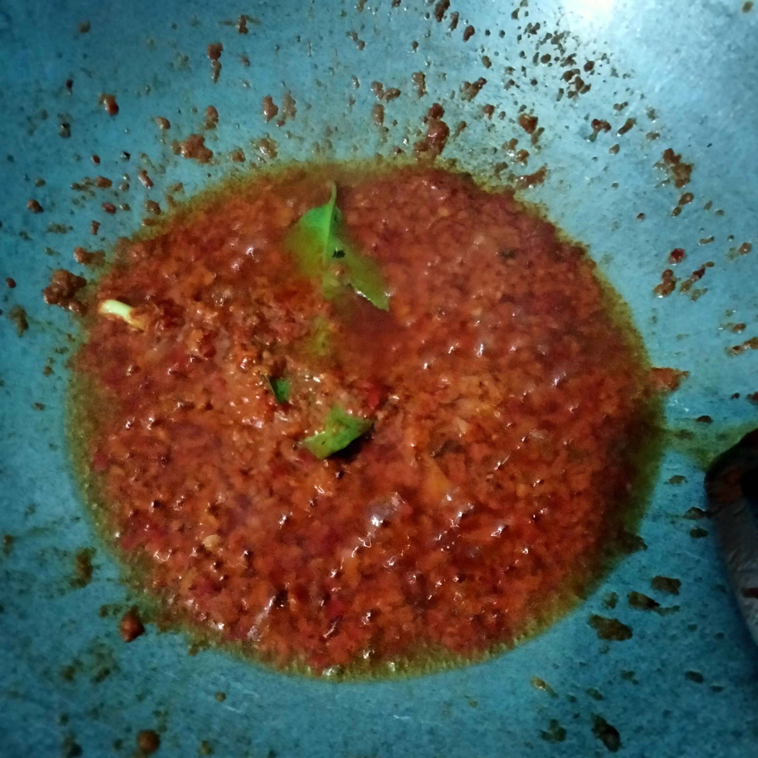 Step 5 Sambal Pedas Cumi Pete