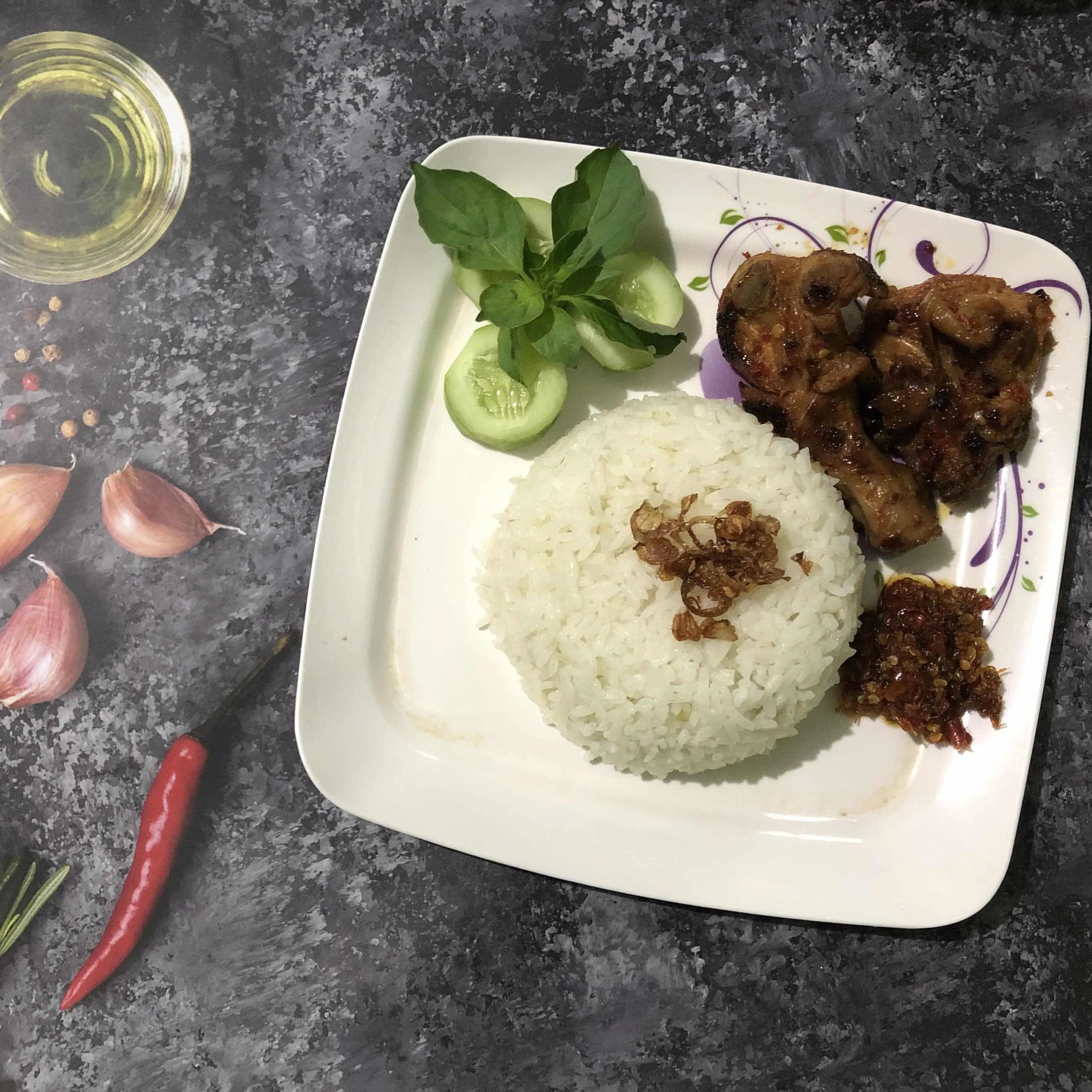 Nasi Uduk Rice Cooker