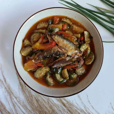 Terong Lalap Masak Sarden