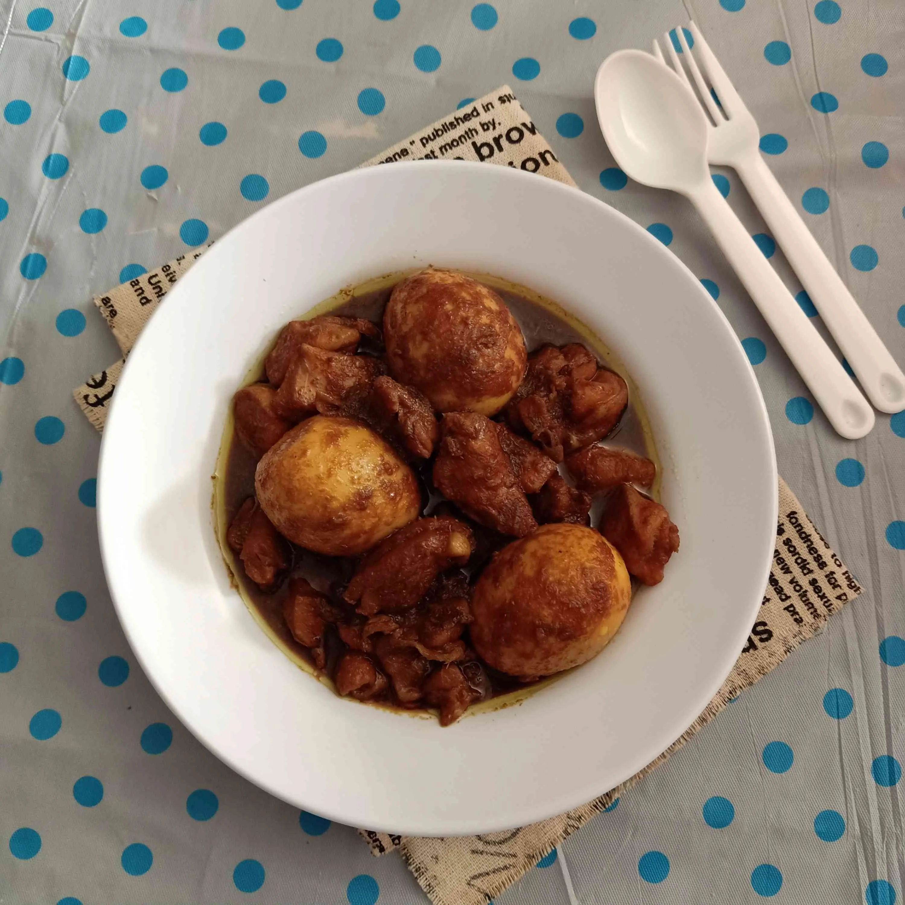 Ayam & Telur Masak Kecap