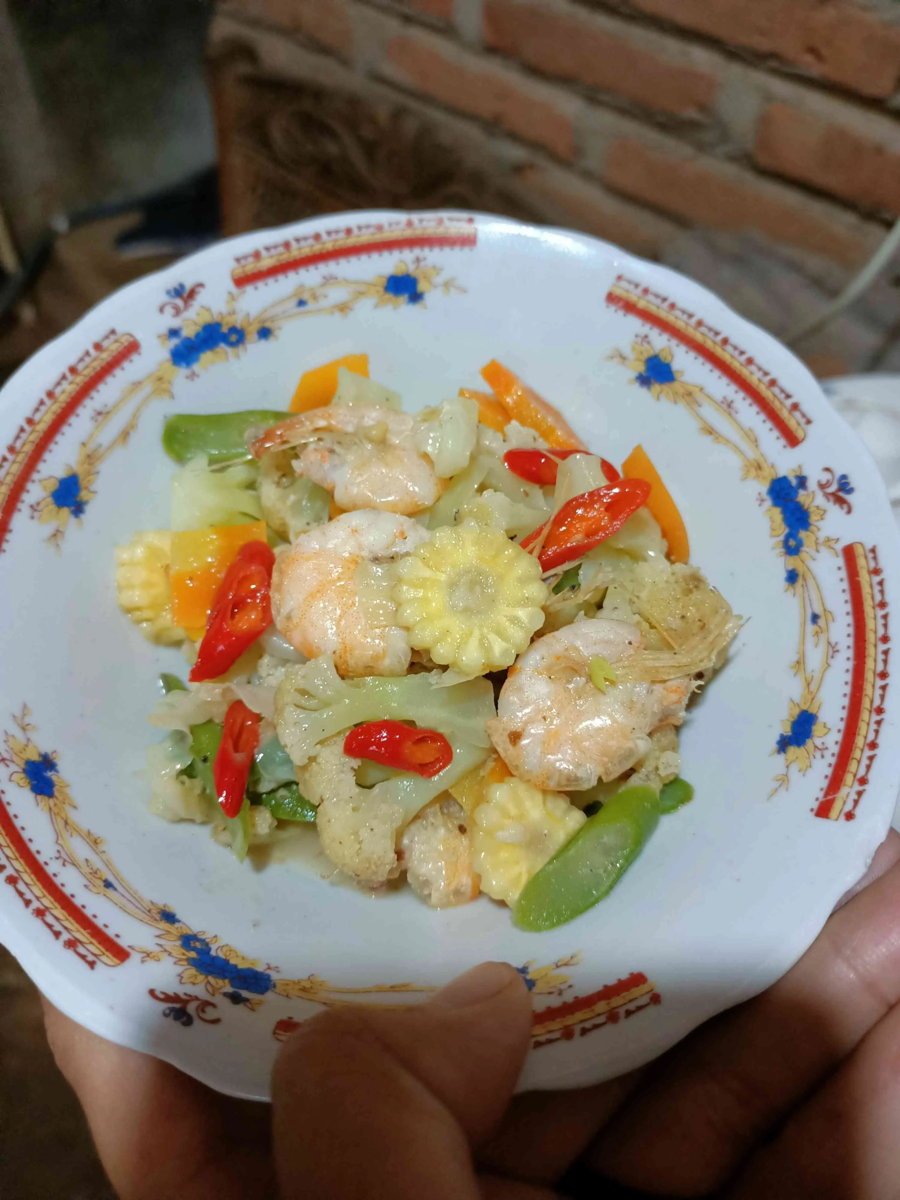 TUMIS UDANG & KEMBANG KOL