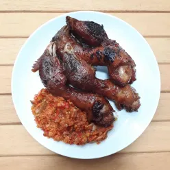 Kepala Ayam Bakar Sambal Bawang