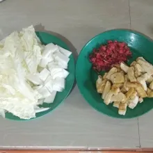 Siapkan semua bahan.