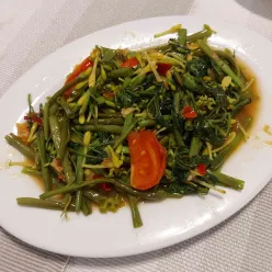 Tumis Kangkung Bunga Pepaya
