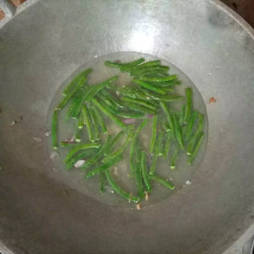 Step 4 Tumis Kacang Gambas Kuah