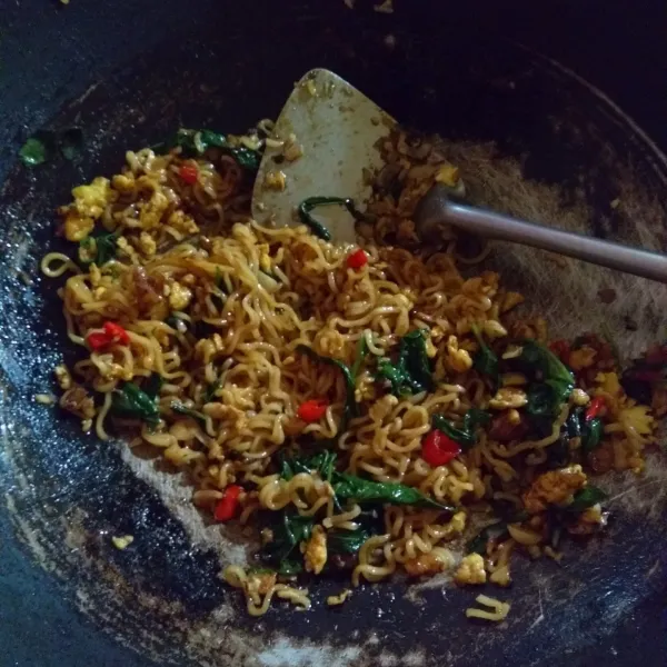 Aduk hingga tercampur rata.