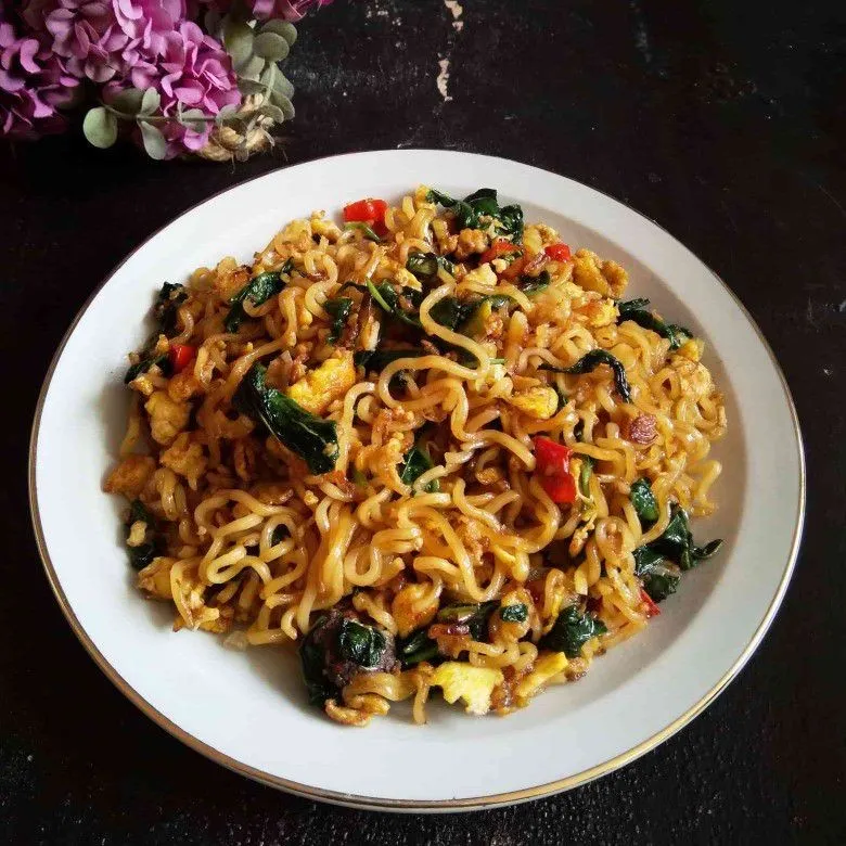 Indomie Kangkung Belacan