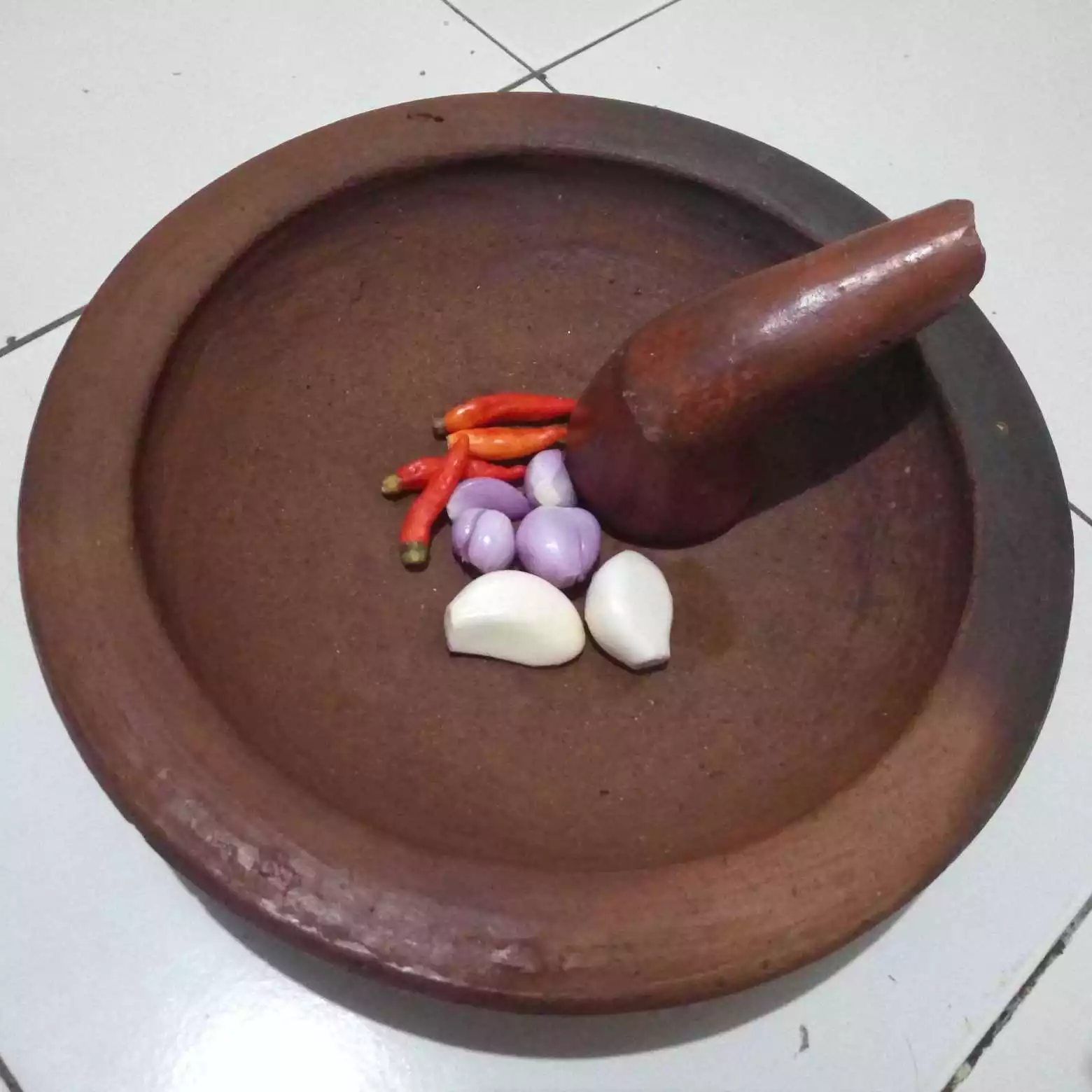 Step 3 Oseng Bayam Tempe Pedas