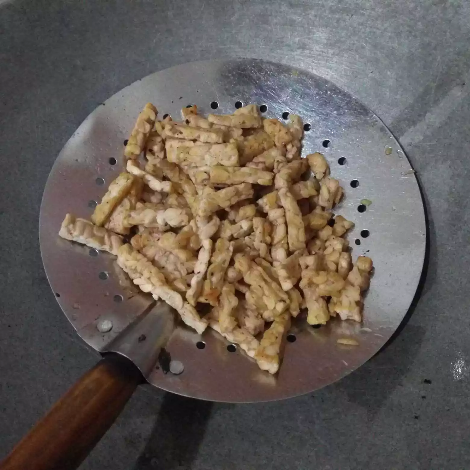 Step 2 Oseng Bayam Tempe Pedas
