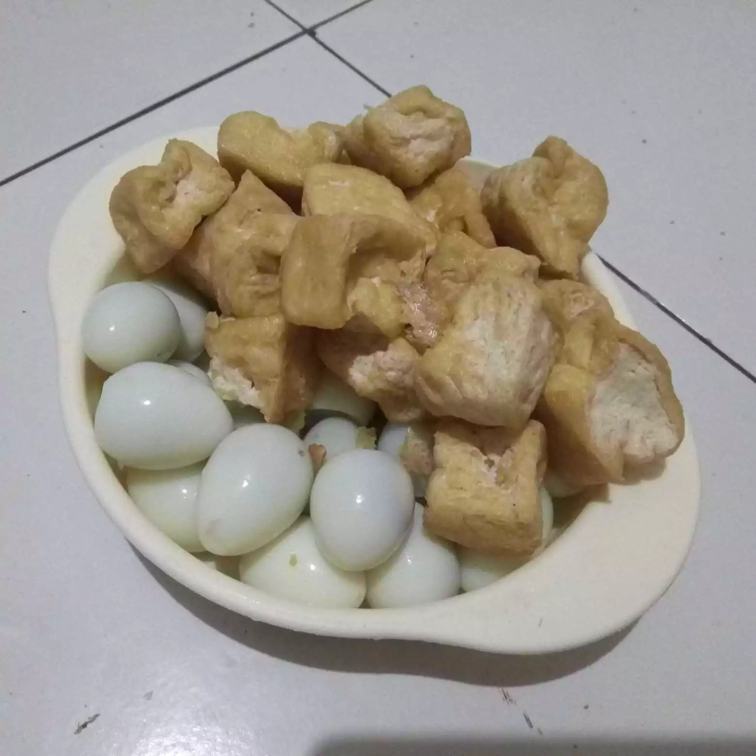Step 1 Sate Telur Puyuh Tahu Bacem