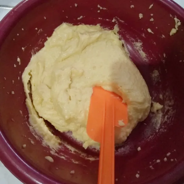 Aduk hingga tercampur rata.