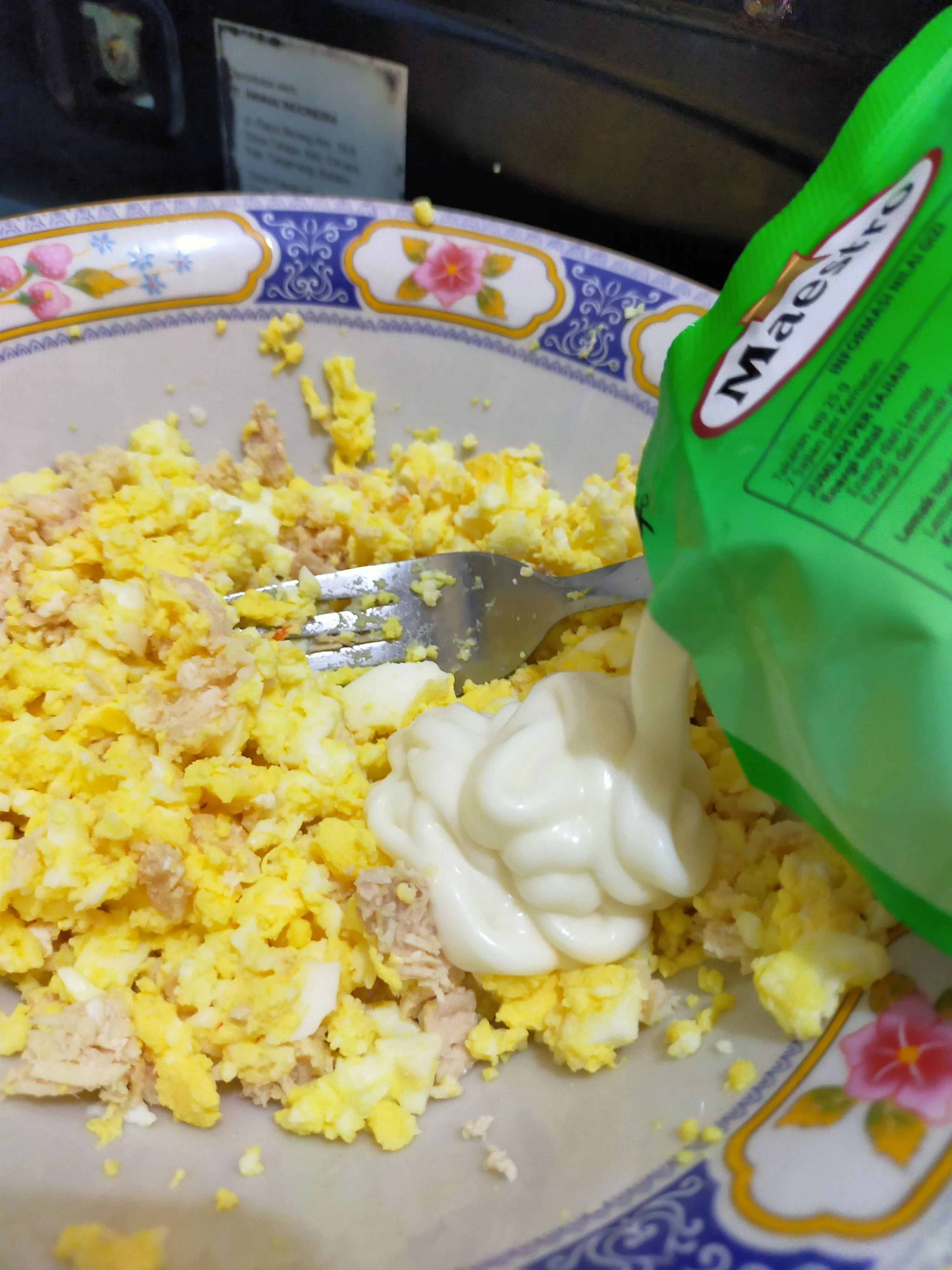 Step 6 Lumpia Egg Mayo