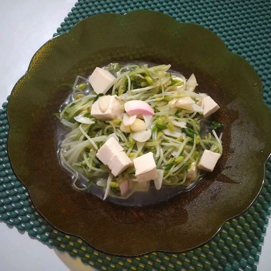 Microgreen Kacang Ijo Tumis Tahu