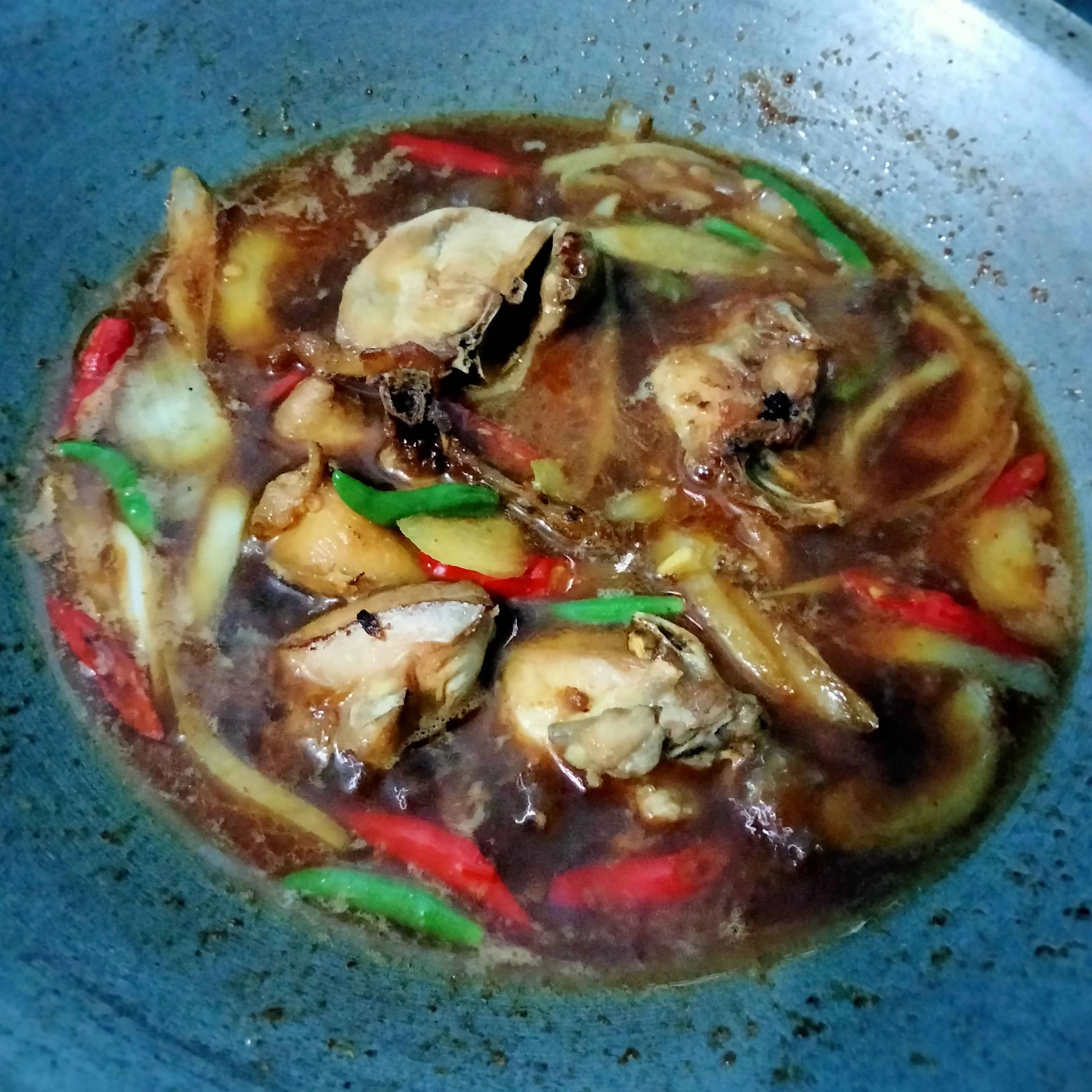 Step 6 Ayam dan Tempe Kecap Lada Hitam