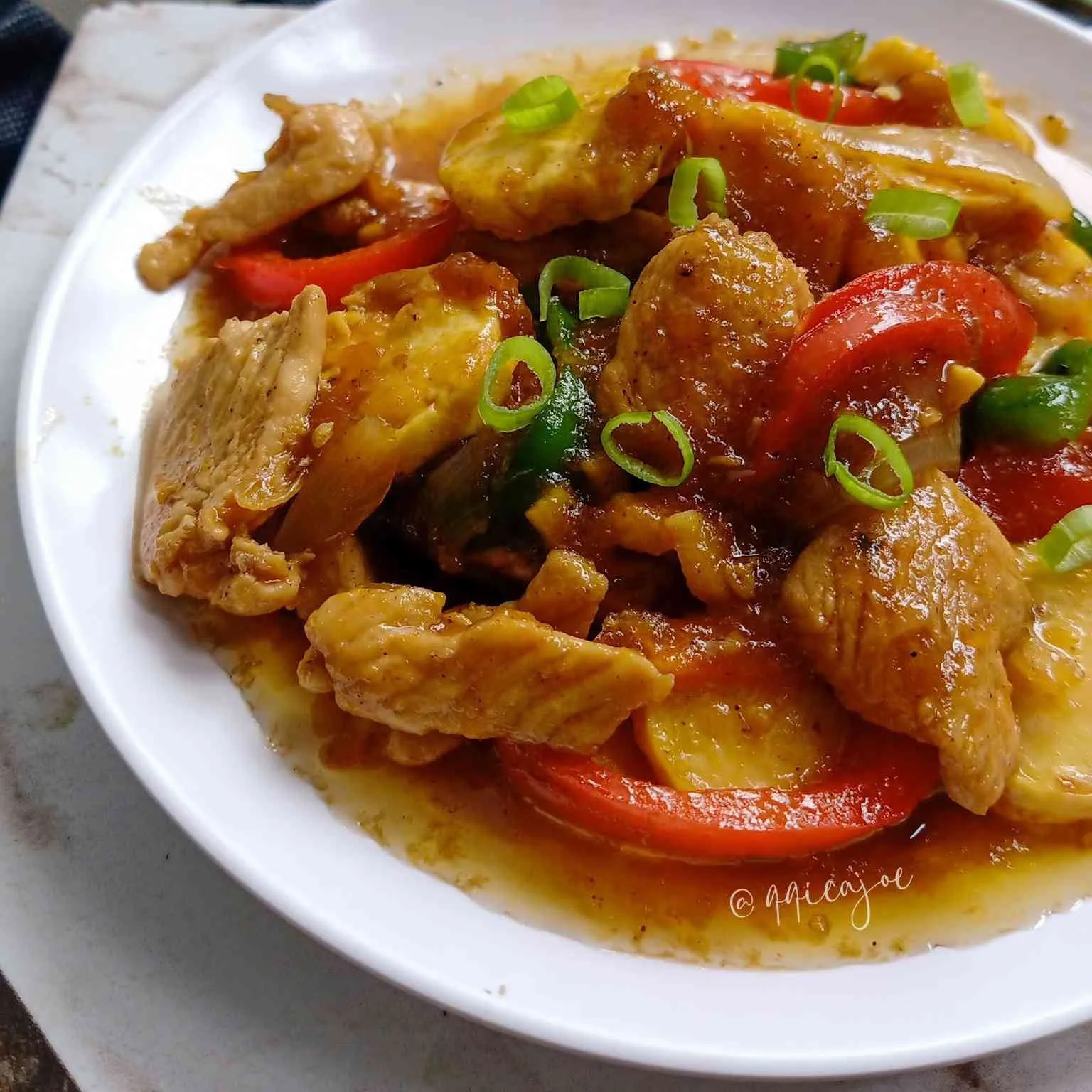Ayam Tofu Saos Tiram