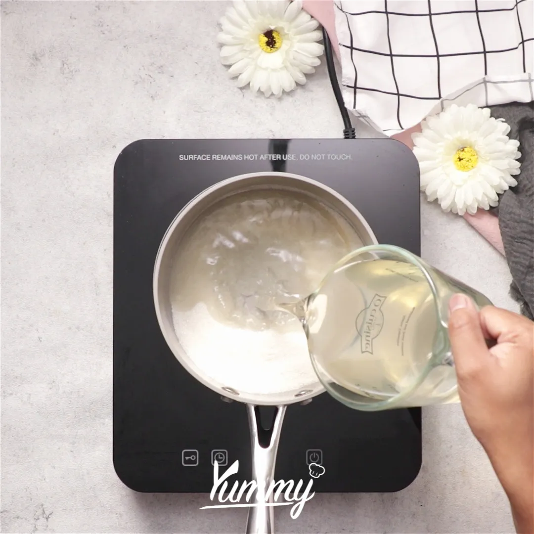 Step 3 Puding Buah Tropical