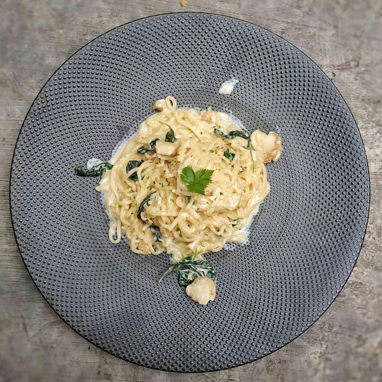 Creamy Spinach Indomie