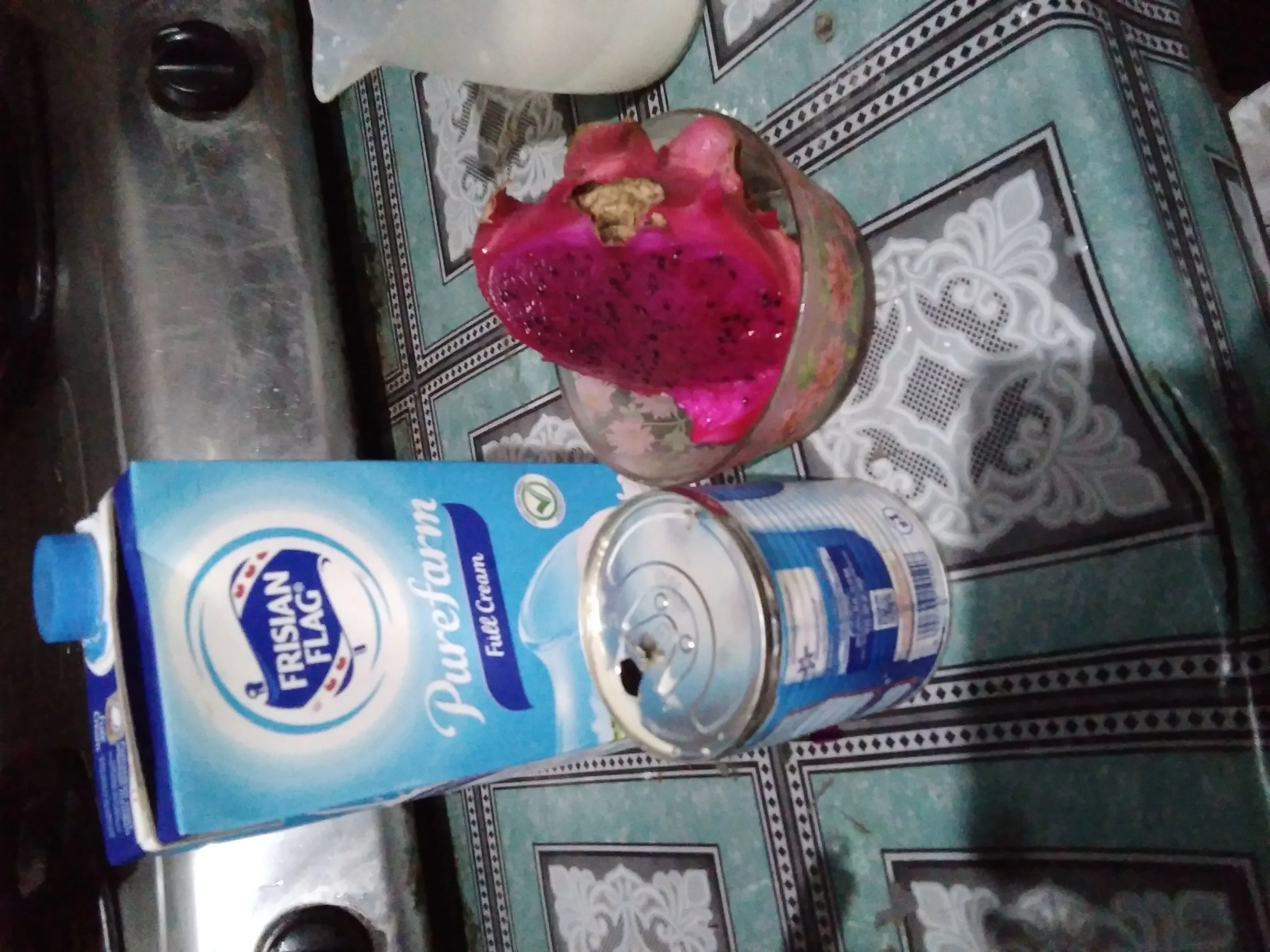 Step 1 Es Krim Buah Naga
