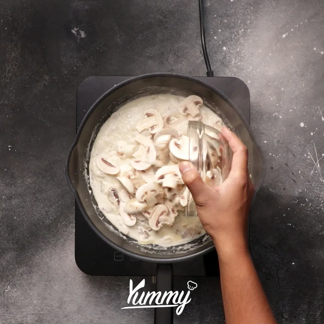 Step 5 Creamy Mushroom