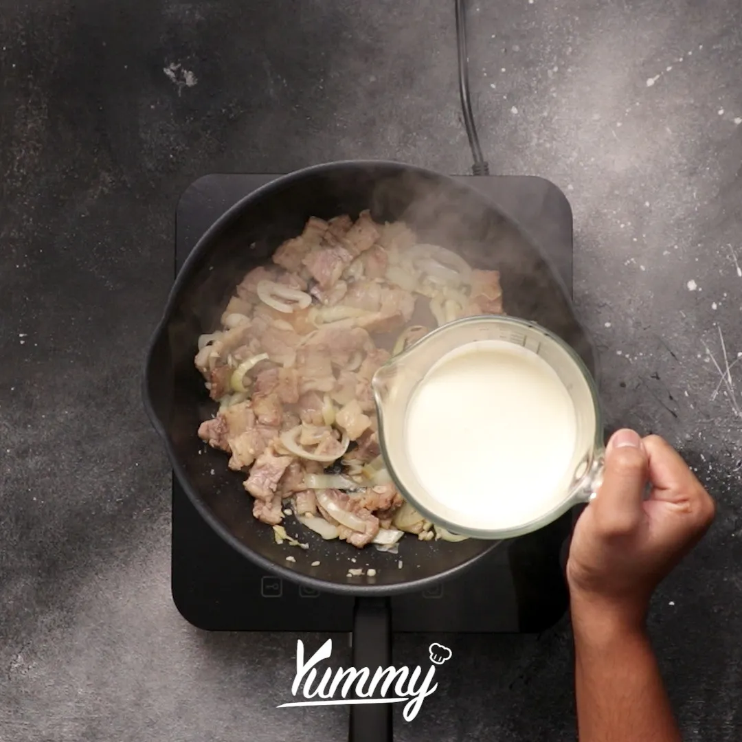 Step 3 Creamy Mushroom