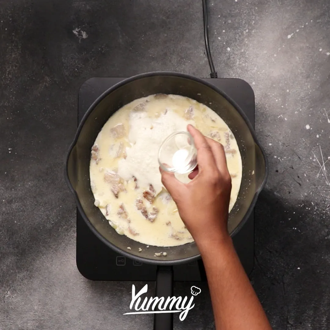 Step 4 Creamy Mushroom
