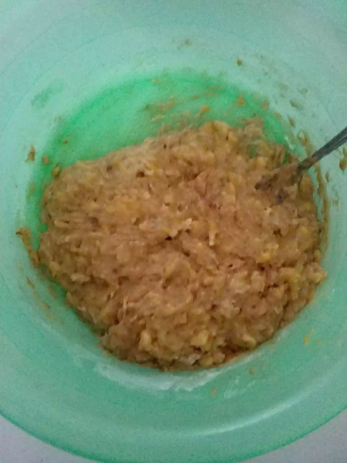 Step 3 Eggless Muffin Banana