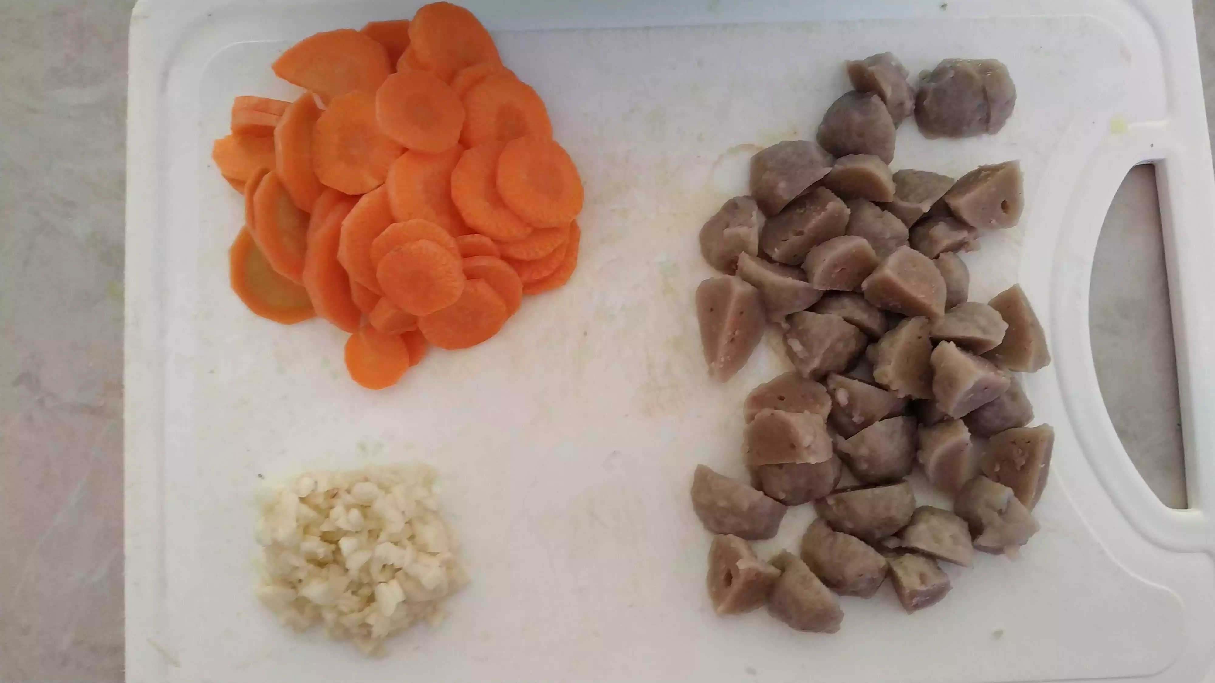 Step 2 Sayur Oyong Kuah Telur
