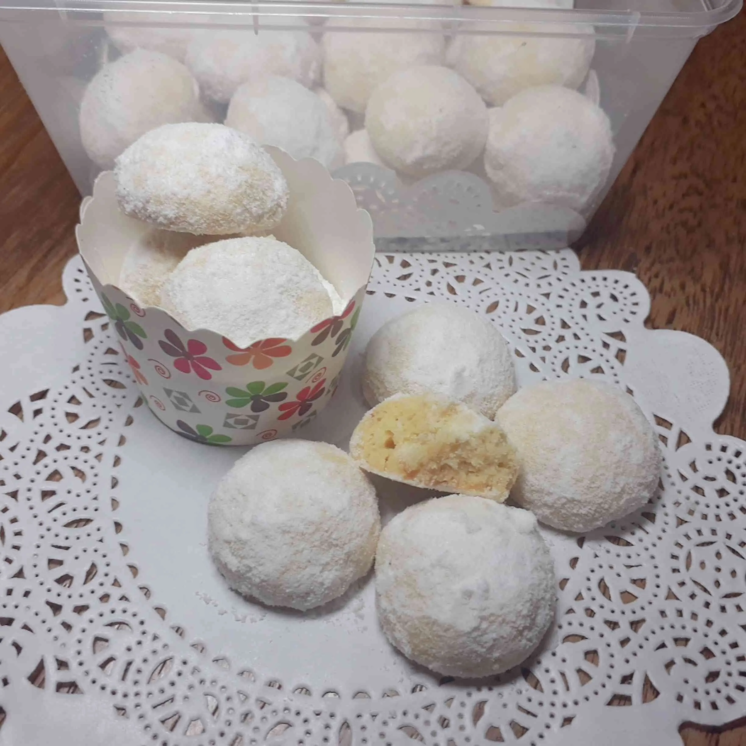 Cheese Snow Ball (putri salju keju)