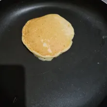 Lalu balik dan masak hingga matang.