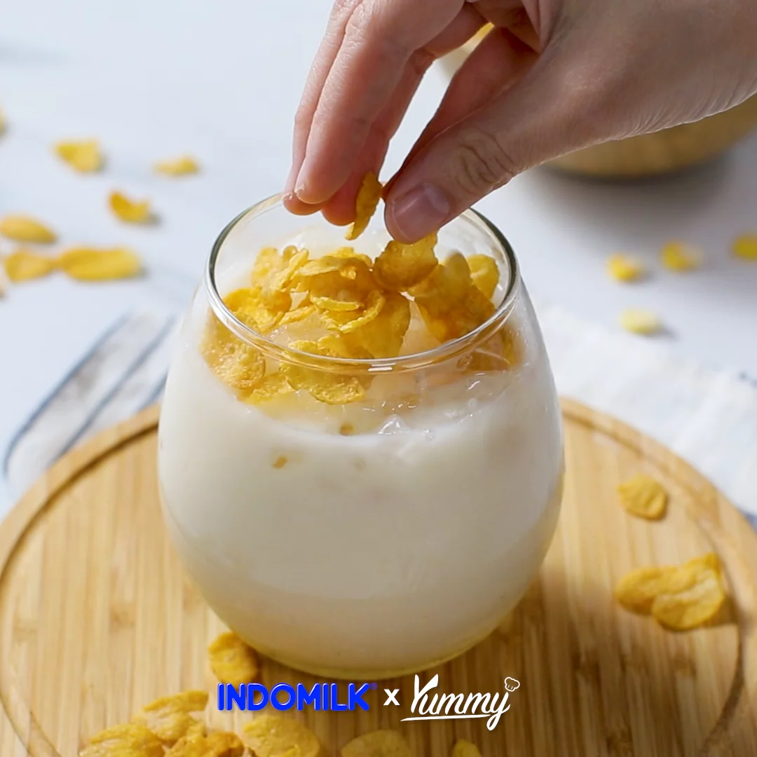 Step 5 Es Susu Marie Sereal Jagung