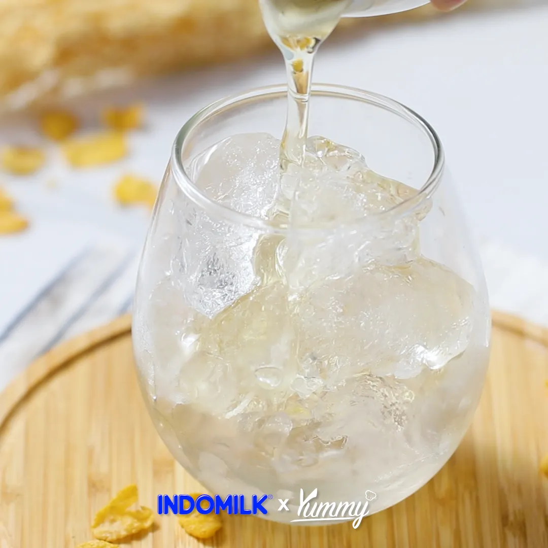 Step 4 Es Susu Marie Sereal Jagung
