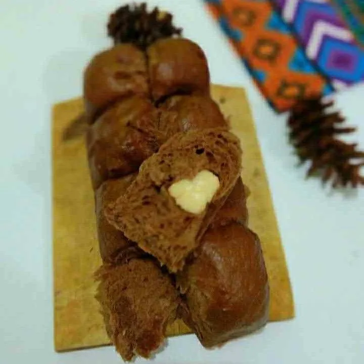 Roti Cokelat Kukus Isi Keju