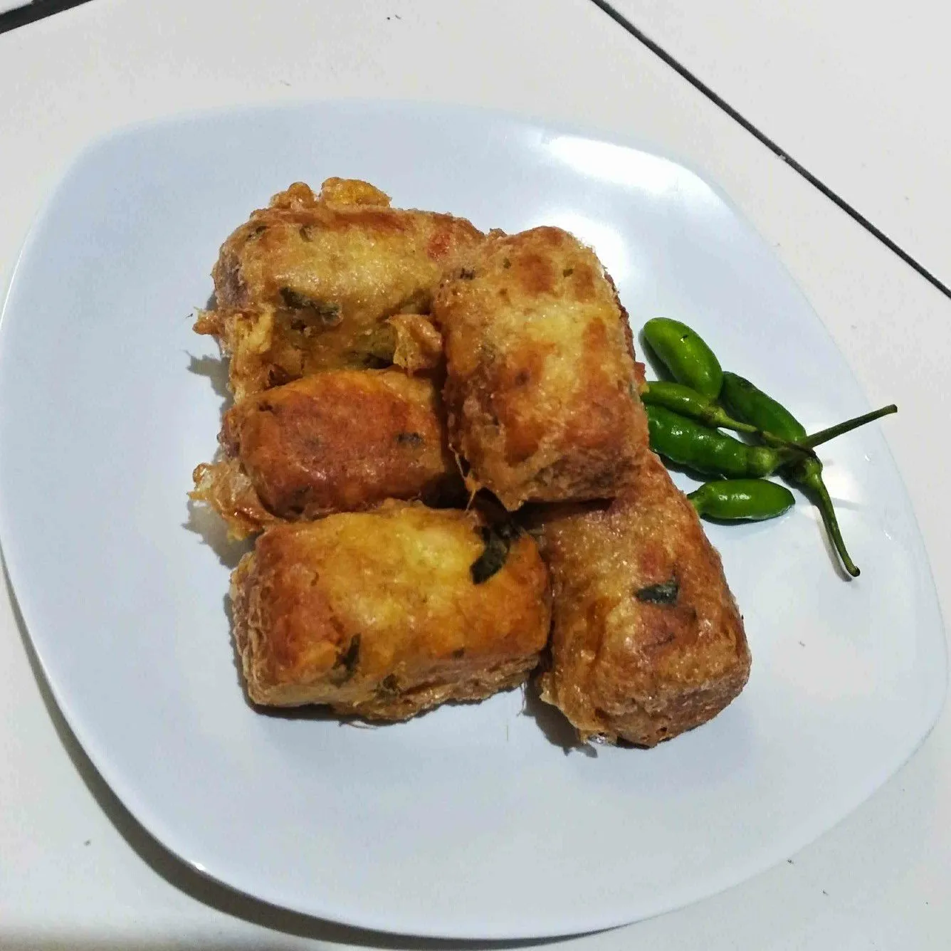 Perkedel Tempe Isi Cabe