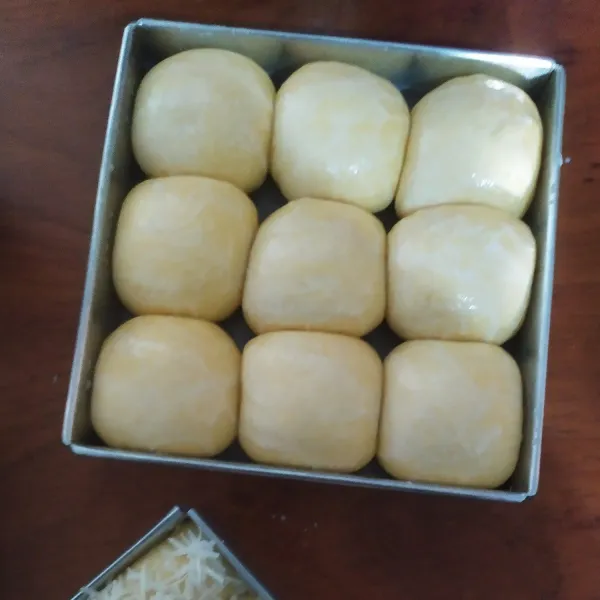 Diamkan sampai mengembang, -+ selama 1 jam