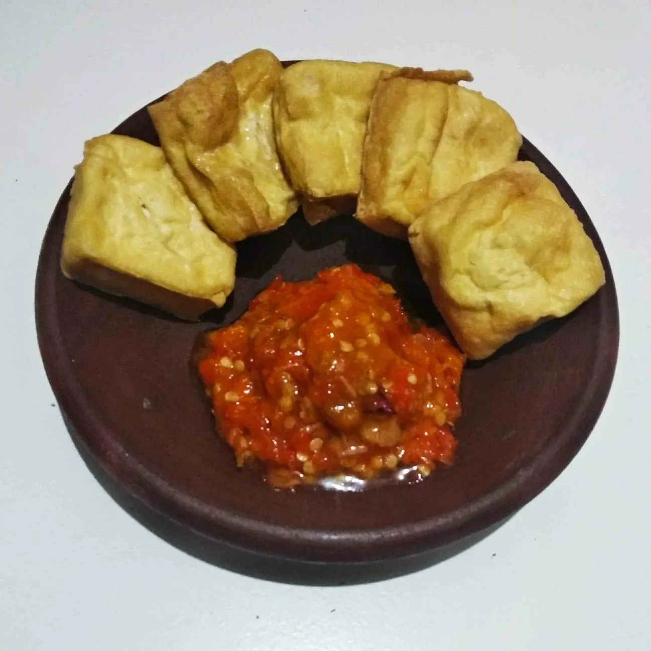 Tahu Goreng Sambal Galak