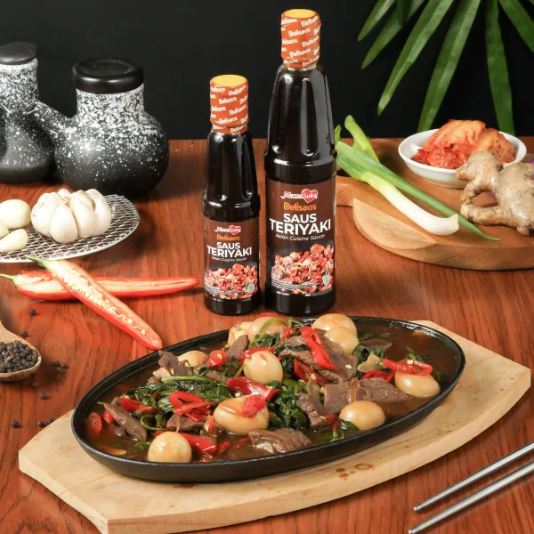 Kangkung Cah Sapi Teriyaki
