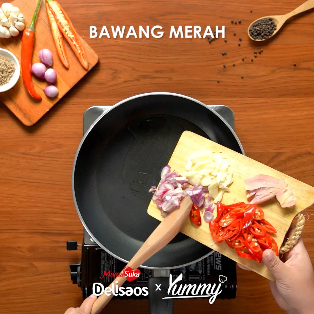 Step 2 Kangkung Cah Sapi Teriyaki