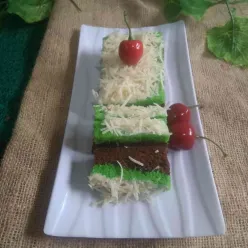 Bolu Coklat Pandan Kukus