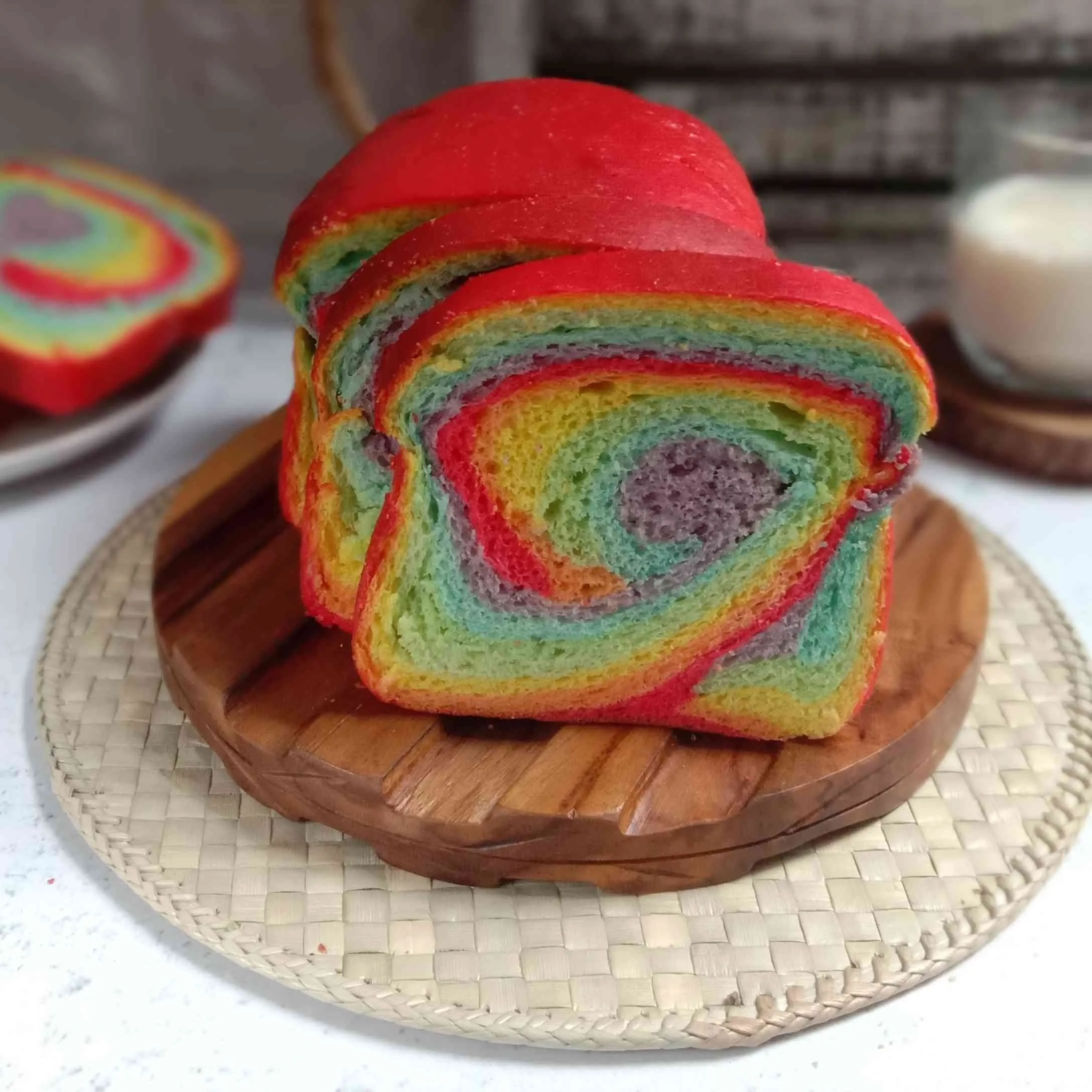 Roti Tawar Rainbow