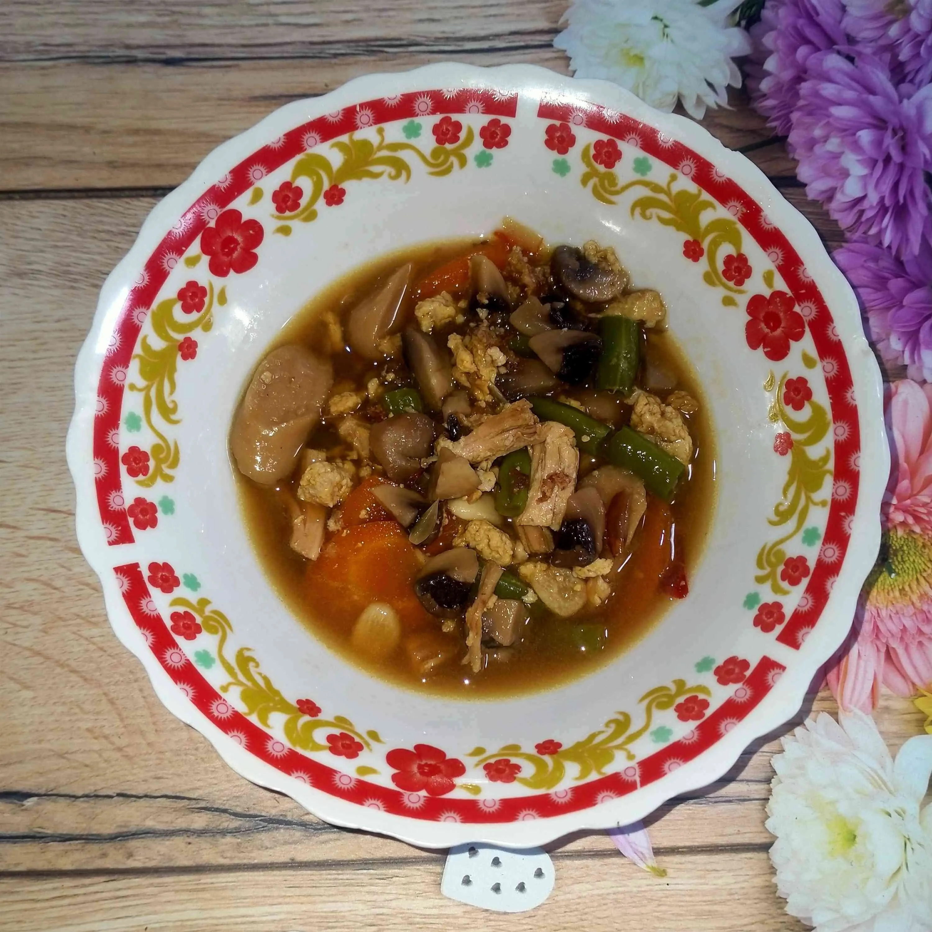 Capjay Kuah Jamur Kancing