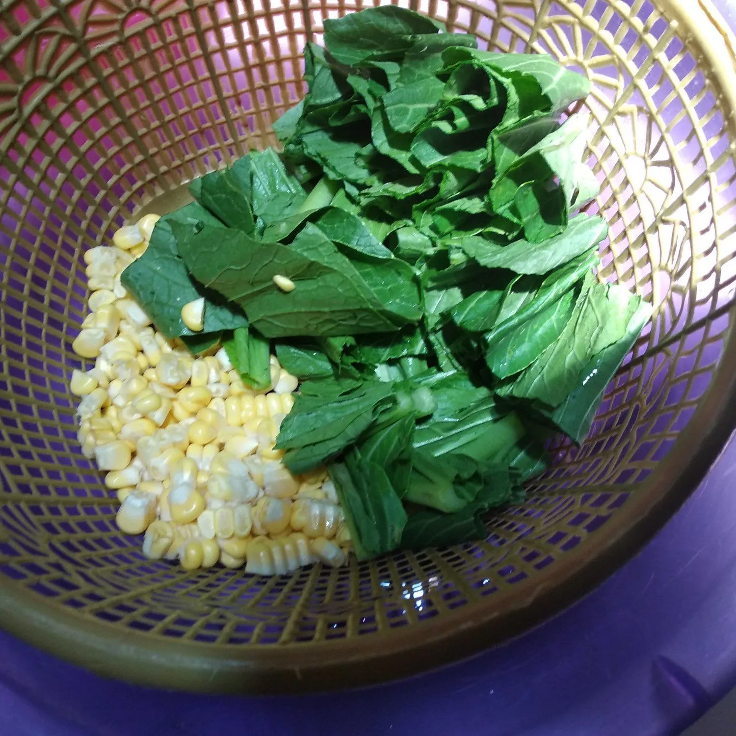 Step 1 Bening Sawi Jagung