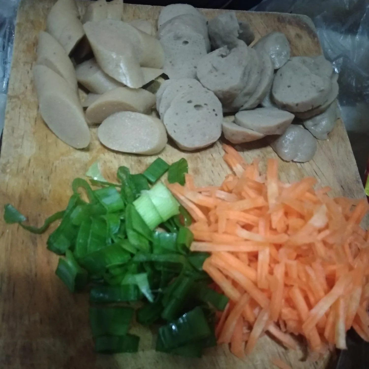 Step 1 Nasi Goreng Sosis Bakso