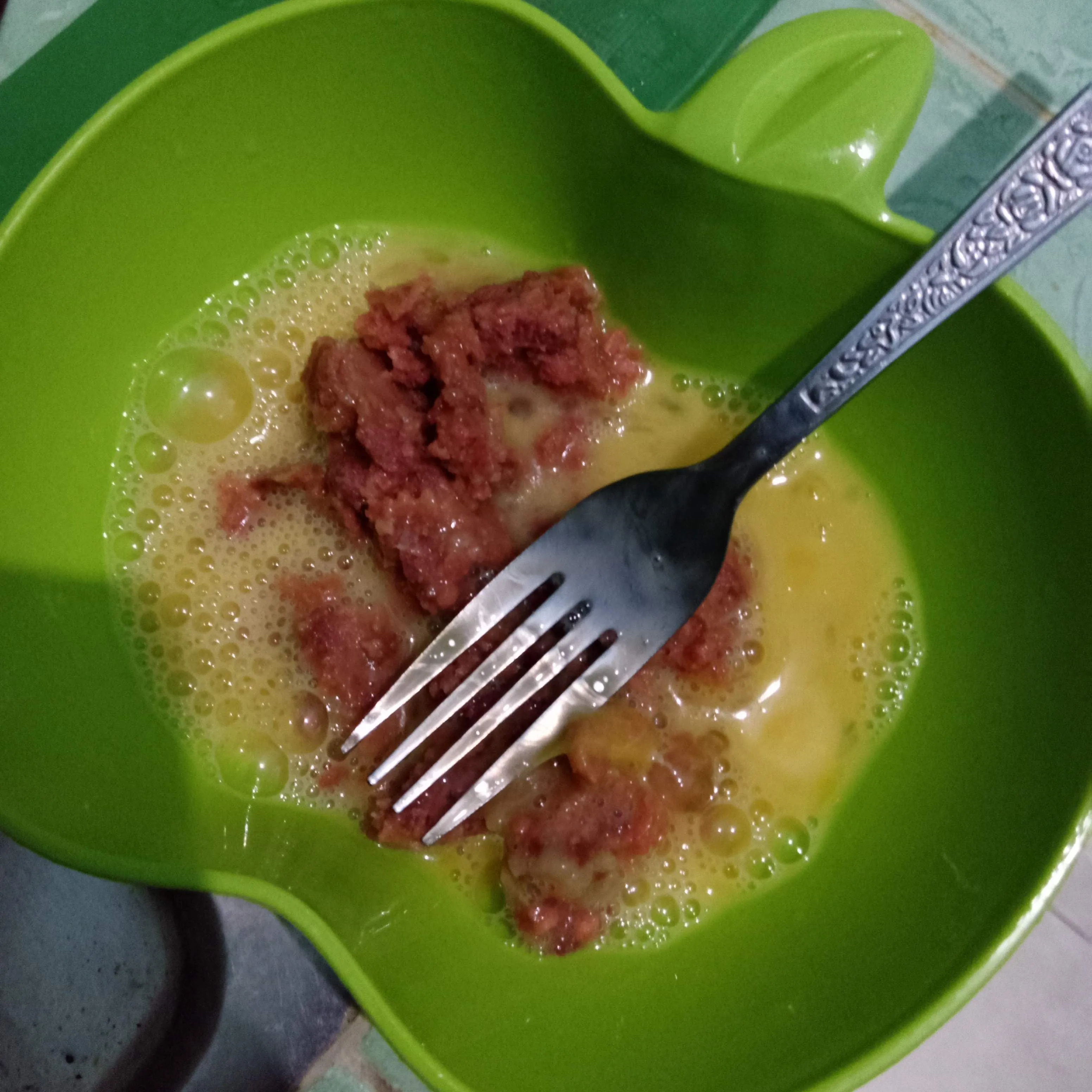 Step 3 Orak-Arik Telur Kornet