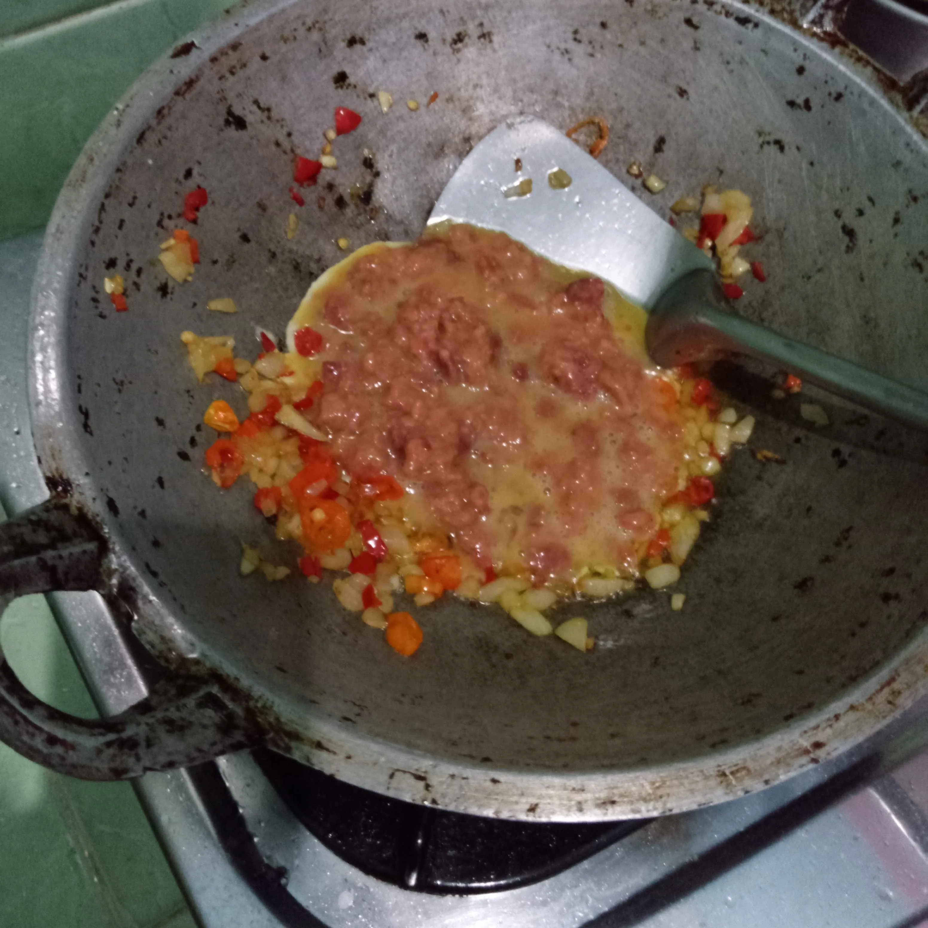 Step 5 Orak-Arik Telur Kornet