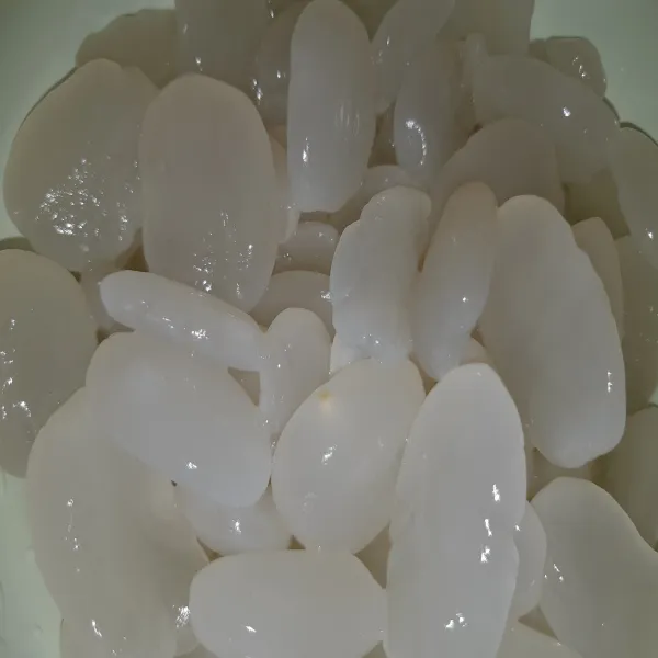 Rebus kolang kaling sebentar kemudian, sisihkan